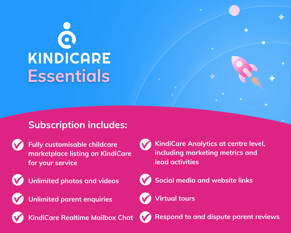 What a KindiCare Essentials subscription includes